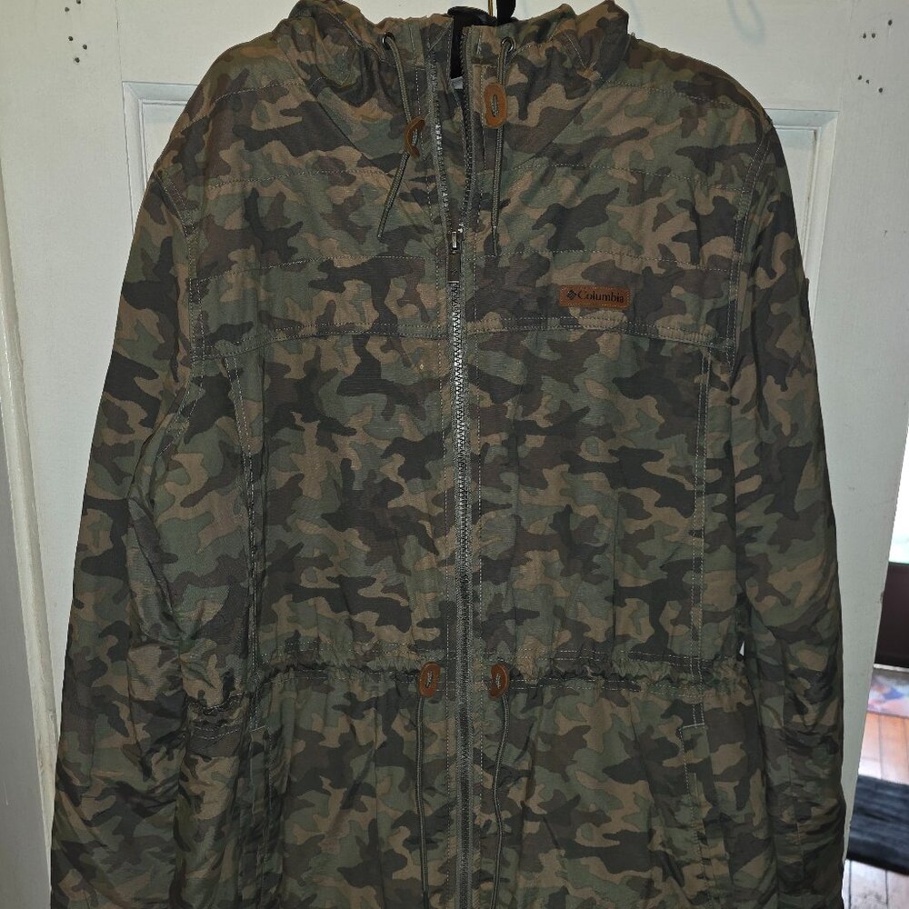 Columbia Women's Chatfield Hill Camo Fleece-Lined Utility Jacket